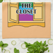 Recht buiten de kast theedoek (Gevouwen)