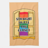 Recht buiten de kast theedoek (Verticaal)