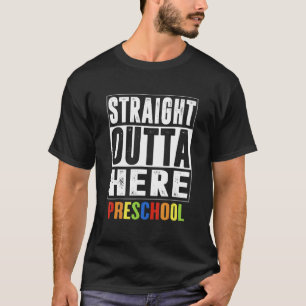 Recht buiten hier, voorschoolse dag t-shirt