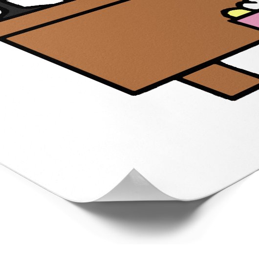 Recht de Eerste Humor Poster (Hoek)