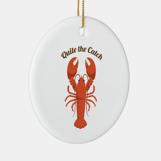 Recht de Vangst Keramisch Ornament (Rechts)