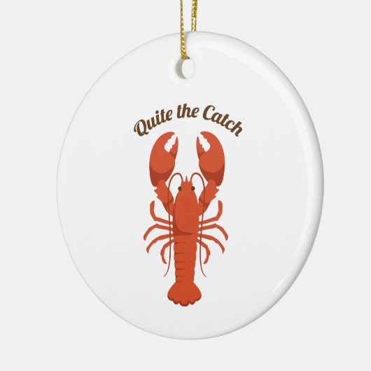 Recht de Vangst Keramisch Ornament (Links)