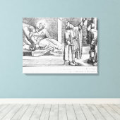 Recht door de Intercessie van een Healing Canvas Afdruk (Insitu (Houten vloer))