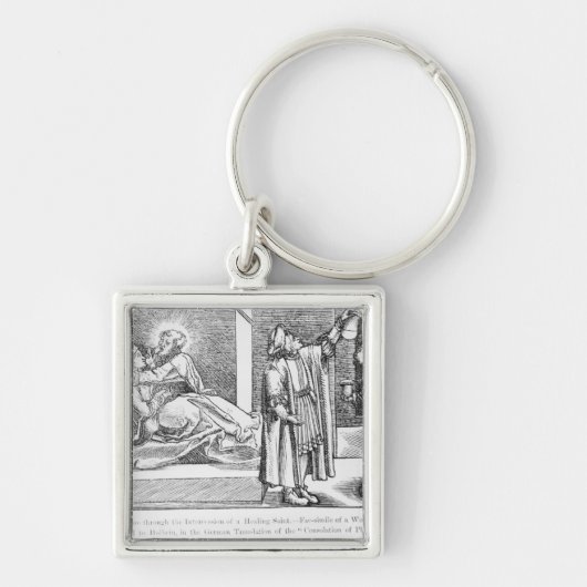 Recht door de Intercessie van een Healing Sleutelhanger (Voorkant)