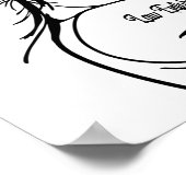 Recht executiewerker Rosie de Riveter omhoog Poster (Hoek)