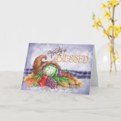 Recht geblesseerd - Wenskaart Kaart (Gele Bloem)