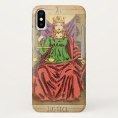 Recht grote arcana tarotkaartschalen in nood Case-Mate iPhone case (Achterkant)