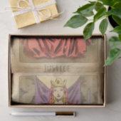 Recht grote arcana tarotkaartschalen in nood tissuepapier (Geschenk)