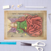 Recht grote arcana tarotkaartschalen in nood tissuepapier (Craft)