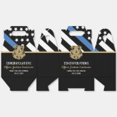 Recht Handhaving Blue Line Politie Pensioen Partij Bedankdoosjes (Ongevouwen)