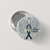 Recht handhaving ondersteunend bewustzijn lint ronde button 3,2 cm (Voorkant /achterkant)