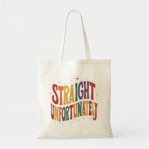 Recht Heel Jammer Groovy LGBTQ Pride Homoseksueel Tote Bag