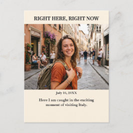Recht Hier Recht Nu Aangepaste Fotokaart Briefkaart