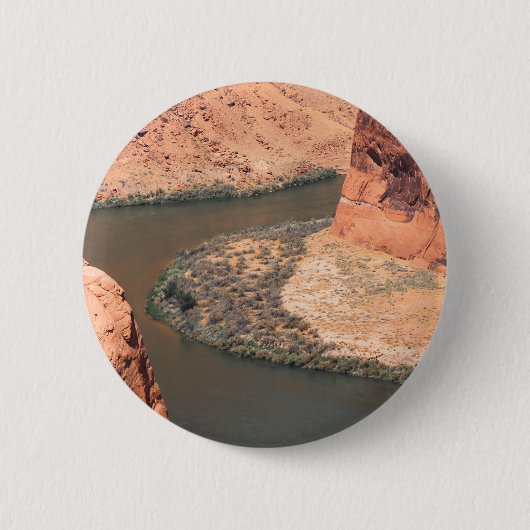 Recht Hier Ronde Button 5,7 Cm (Voorkant)