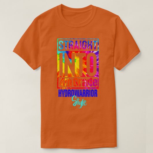 Recht in 4e Grade hydroverrijker stijl 4e gra T-shirt (Design voorkant)