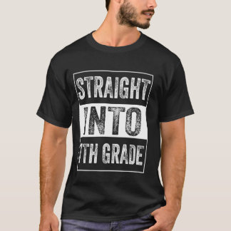 Recht in de zevende klas terug naar school t-shirt
