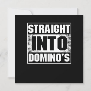 Recht in Dominoes Tiles Puzzler Game Gift Kaart