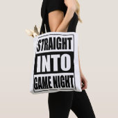 Recht in Gezegde van de nacht van het Spel Tote Bag (Dichtbij)