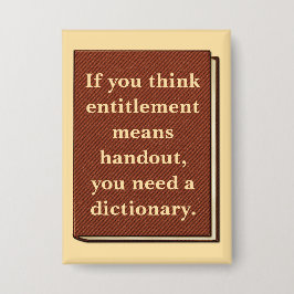 Recht is geen aalmoes button