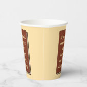 Recht is geen aalmoes papieren bekers (Rechts)