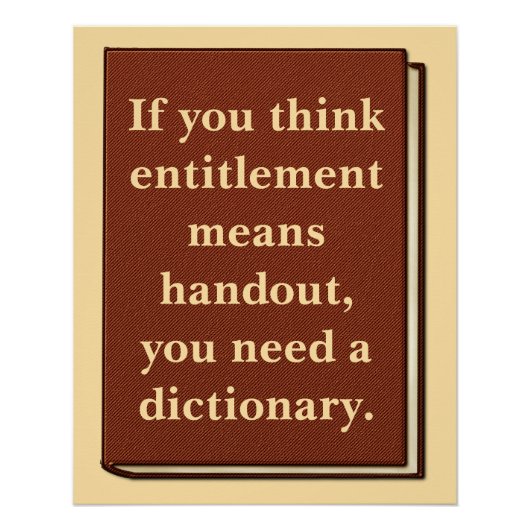 Recht is geen aalmoes perfect poster (Voorkant)