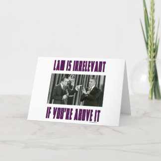 Recht is irrelevant - als je er boven staat kaart