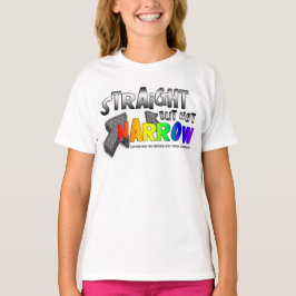 Recht maar niet smal t-shirt