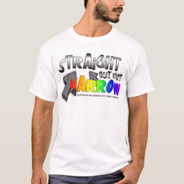 Recht maar niet smal t-shirt