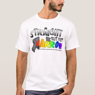 Recht maar niet smal t-shirt