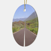 Recht naar doel en succes keramisch ornament (Links)