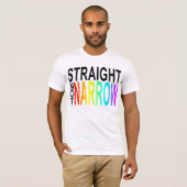 recht niet versmallen t-shirt (Voorkant volledig)