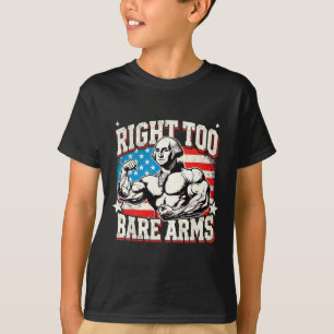 Recht om blote armen te hebben George Washington b T-shirt