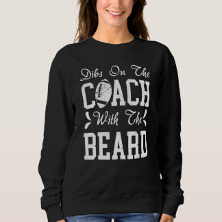 Recht op de Coach Met de baard Voetbalcoach's Trui