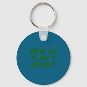 Recht op de roodharige st. patrick's day Ierse roo Sleutelhanger