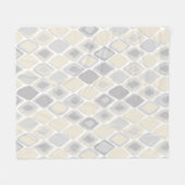 Recht op diamantikat van Almas Fleece Deken (Voorkant (Horizontaal))