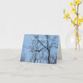 Recht op Eagle denking van uw Kaart (Gele Bloem)