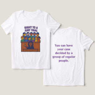 Recht op een juryproces: gerechtigheid door het vo Tri-Blend shirt