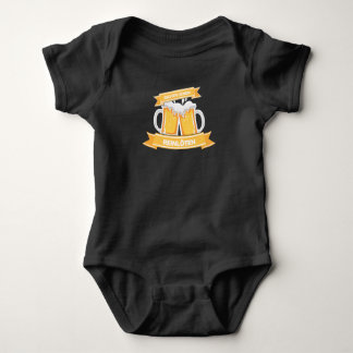 Recht op een schone Drink bier Funny Logo Romper
