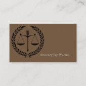 Recht op gerechtigheid Kantoor personaliseer de be Visitekaartje (Voorkant)