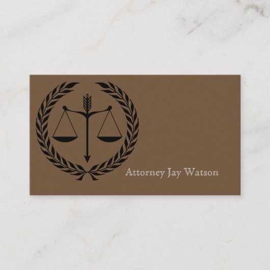 Recht op gerechtigheid Kantoor personaliseer de be Visitekaartje (Voorkant)