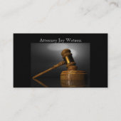 Recht op gerechtigheid Kantoor personaliseer de be Visitekaartje (Voorkant)