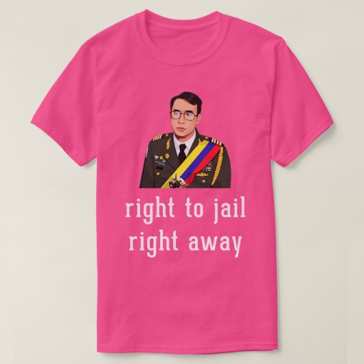 Recht op gevangenisstraf meteen 2 t-shirt (Design voorkant)