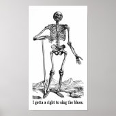 Recht op het Zing van het Onduidelijke beeld Poster (Voorkant)