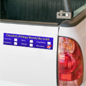 Recht op levenslange Bumpersticker (Op Truck)