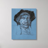 Recht op van Rijn Canvas Afdruk (Voorkant)