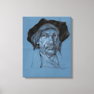 Recht op van Rijn Canvas Afdruk