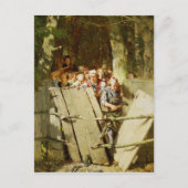 Recht op weg briefkaart (Voorkant)