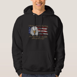 Recht patriottisme hoodie
