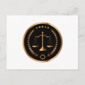 Recht - Schalen van Justitie - Briefkaart - SRF (Voorkant)