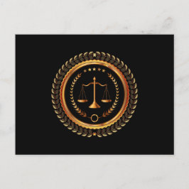 Recht - Schalen van Justitie - Briefkaart - SRF